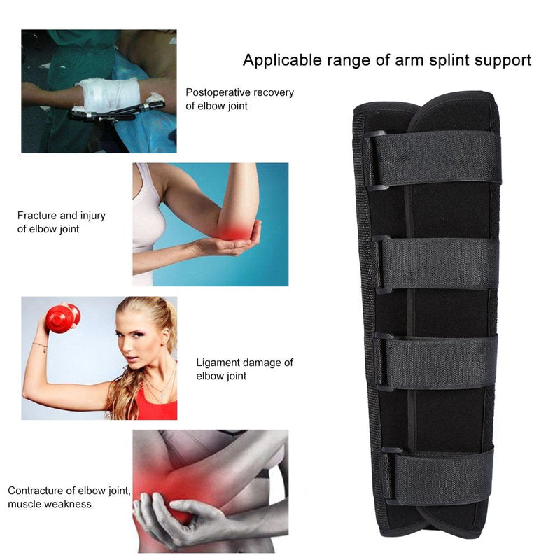 [Australia] - Elbow Support Brace for Right and Left, Arm Joint Support for Men and Women, Adjustable Elbow Splint for Pain Relief, Elbow Injury Recovery Protector (L) 