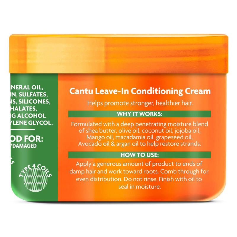 [Australia] - Cantu Leave in Conditioning Cream with Shea Butter for Natural Hair, 12 oz (Packaging May Vary) 