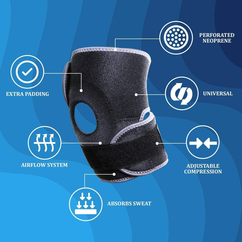 [Australia] - Kedley Elbow Support for Arthritis, Tennis Elbow Pain, Epicondylitis Pain, Golfers Elbow Pain & Gym Elbow Pain - Neoprene Elbow Strap for Upper Elbow Strain Relief - Elbow Brace with Adjustable Strap 