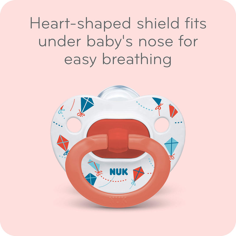 [Australia] - NUK Orthodontic Pacifiers, 0-6 Months, 5-Pack Fashion 0-6 Month (5 Pack) 