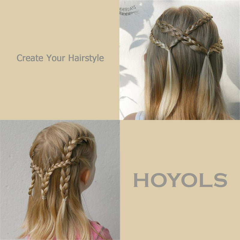[Australia] - Clear Elastic Hair Rubber Bands, 1500pcs Mini Small Clear Ponytail Elastics Holders for Blond Kids Girls Hair No Crease Damage No Hurt 1 inch HOYOLS 1.Clear 1500 pcs 