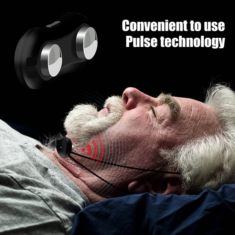 [Australia] - Electric Snoring Devices, Electric Intelligent Massage Snore Stopper, Sleep Instrument, Wearable Anti-snoring Chin Massager, Stop Snoring Improve Sleep 
