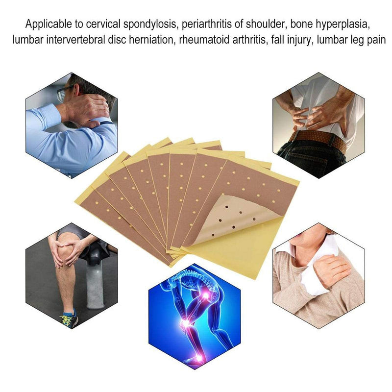 [Australia] - Pain Relief Patches, 80Pcs / 10Pack Chinese Far Infrared Patches Pain Relief Plaster for Back Pain, Shoulder Pain, Joint Pain, Muscle Pain, Lumbar Disc Herniation 