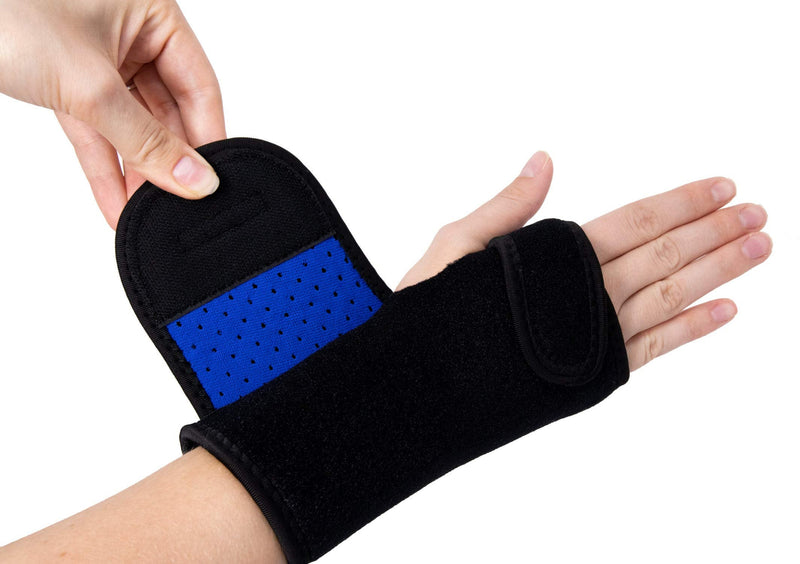 [Australia] - RiptGear Carpal Tunnel Wrist Brace Night Support - Adjustable Wrist Brace for Women and Men - Hand & Wrist Splint Compression Support for Tendonitis Wrist Brace for Carpal Tunnel - Right Hand 