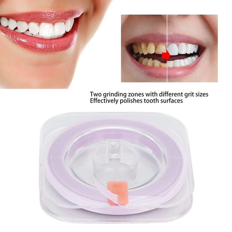 [Australia] - Dental Polishing Strips, 50um Thickness Tooth File Teeth Abrasive Finishing Strips Oral Care Deep Teeth Cleaning Tool 
