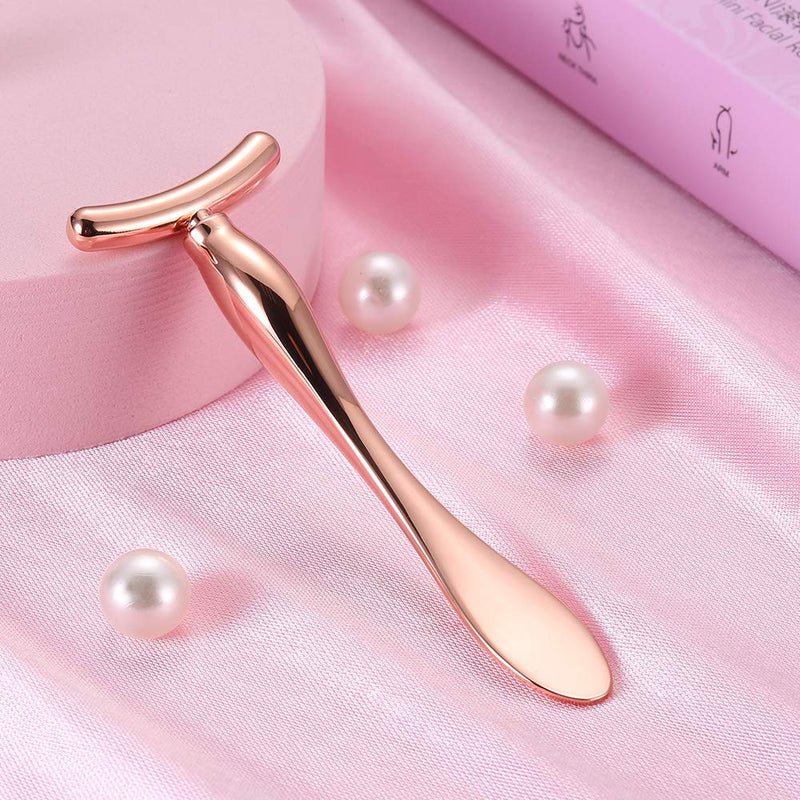 [Australia] - Eye Massager Metal 3D Face Massager V Face Facial Care Massager Roller B-DT-2 