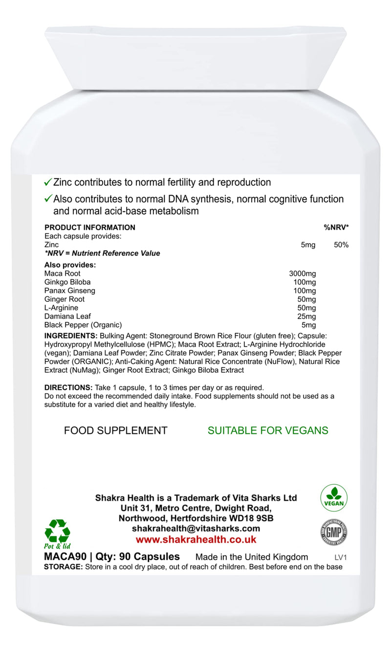 [Australia] - Heartbeat of Love: Maca Complex | SexuaI Health & FertiIity Formula. Intimate, Drive, Energy, Stamina | Spiritually Aligned by Shakra Health 