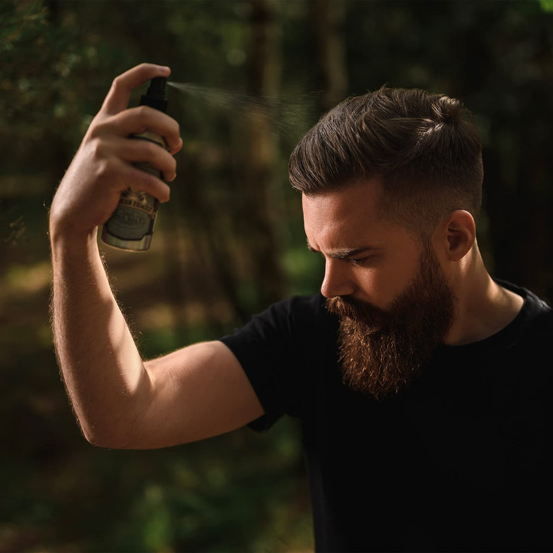 [Australia] - Sea Salt Spray for Hair Men – Flexible Hold Matte Finish Texturising Spray for Men – Revitalising Anti Dandruff Mens Hair Styling Spray for Volume Texture And Body – Springwood Scented 200ml 