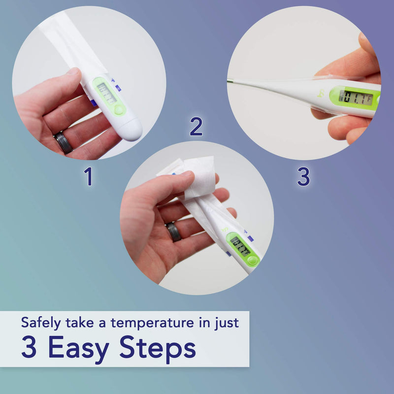 [Australia] - 500 Pack Probe Covers for Oral & Digital Thermometer - Heavy Duty Disposable Sleeves for Safe & Sanitary Prevention of Cross-Contamination - Universal - Rectal Thermometer Covers 