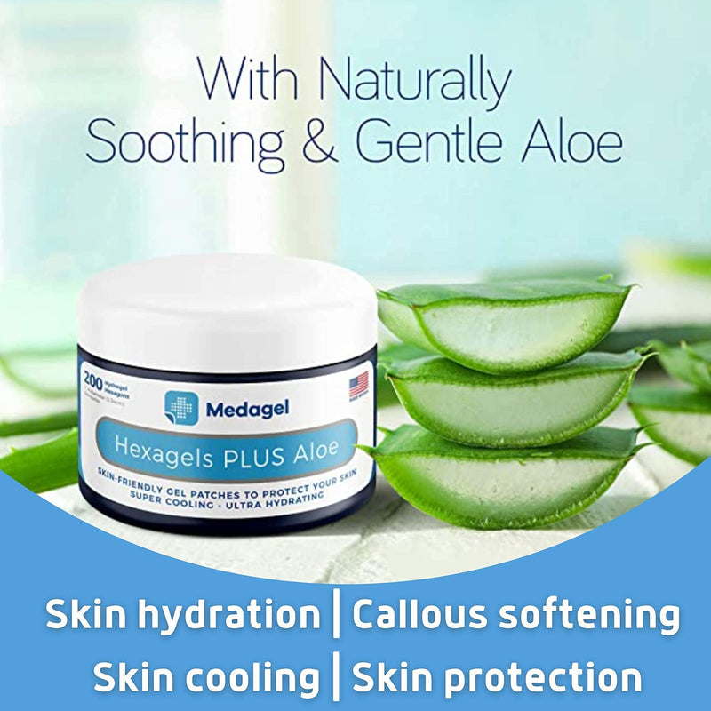[Australia] - Medagel Hexagels and Circles Bundle - Instant Hydrogel Pad Technology for Instant Soothing Cooling Relief of Skin Conditions | First Aid Essential 