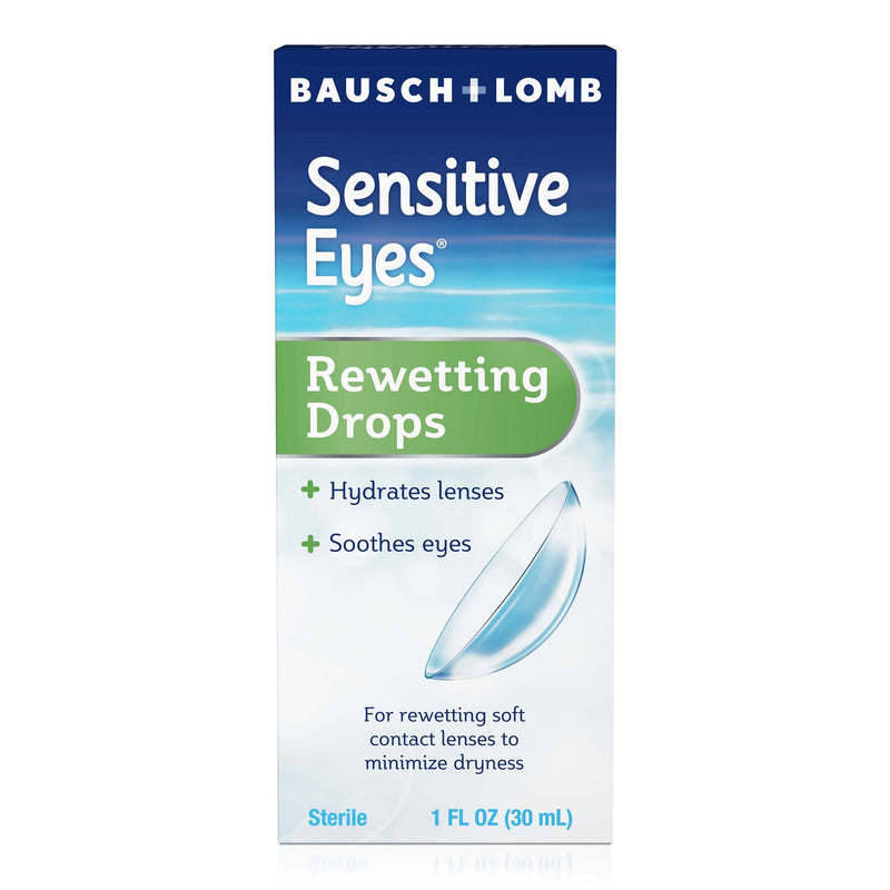 [Australia] - Contact Lens Solution by Bausch & Lomb, for Rewetting Soft Contact Lenses, 1 Fl Oz 