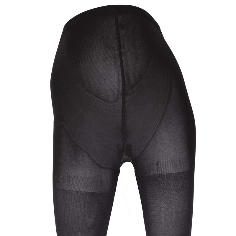 [Australia] - Truform 20-30 mmHg Maternity Compression Pantyhose, Tummy Support for Pregnant Belly, Black, Medium Medium (Pack of 1) 