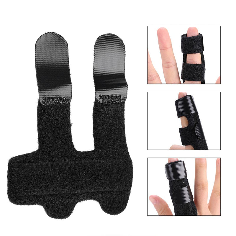 [Australia] - Finger Splint, Adjustable Aluminium Alloy Index Middle Finger Splint Hand Support Tenosynovitis Recovery Brace Protection, Injury Pain Bending Deformation Aid Tools 