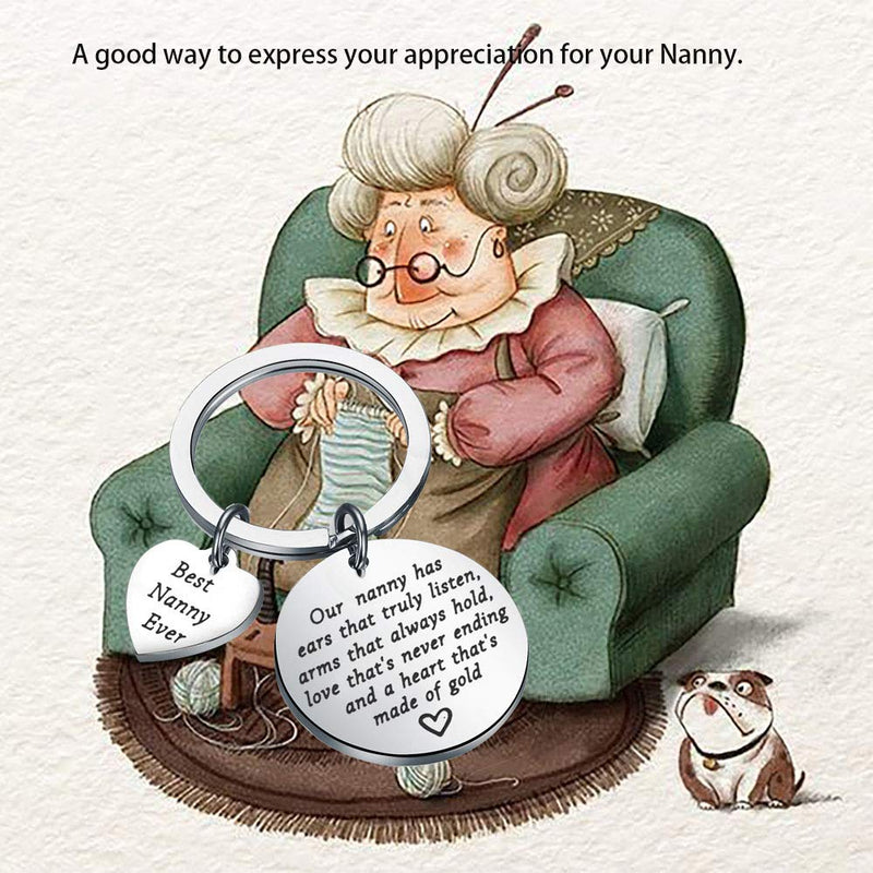 [Australia] - MAOFAED Nanny Gift Caregiver Gift Grandma Gift Nonna Gift Nanny Appreciation Gift Nana Gift Best Nanny Gift kr-ournannyhasears 