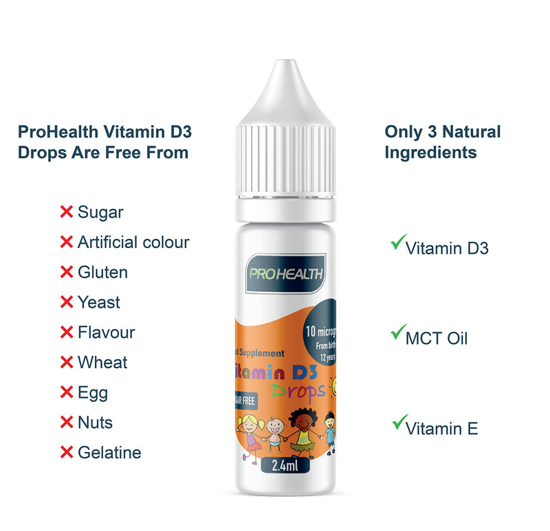 [Australia] - Vegan Vitamin D3 400 IU for Babies from Birth, 4 Month Supply; Natural and Plant Based Suitable for Vegan, Vegetarian, Halal and Kosher 2.4ml Drop 