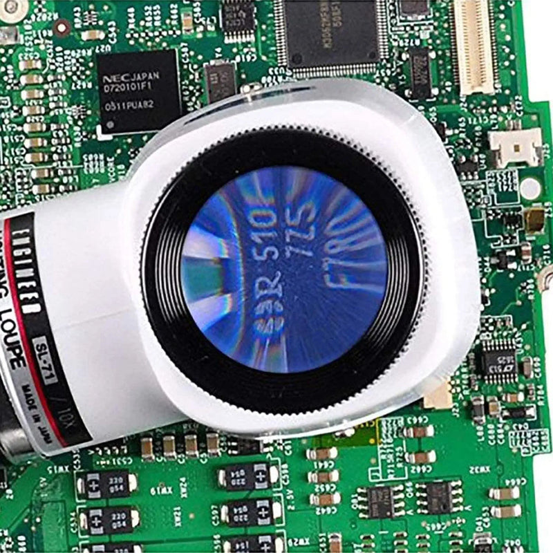 [Australia] - Engineer SL-71 LED Flashlight Loupe Magnifier with 10x Mounted Square Scale x10 - 30mm Lens 