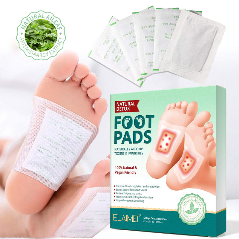 [Australia] - Detox Foot Patches, 20PCS Detox Foot Pads Relieve Body Stress, Feet Detox Pads Deep Cleansing for Impurity Removal, Pain Relief, Sleep Aid, Relaxation Enhance Blood Circulation 