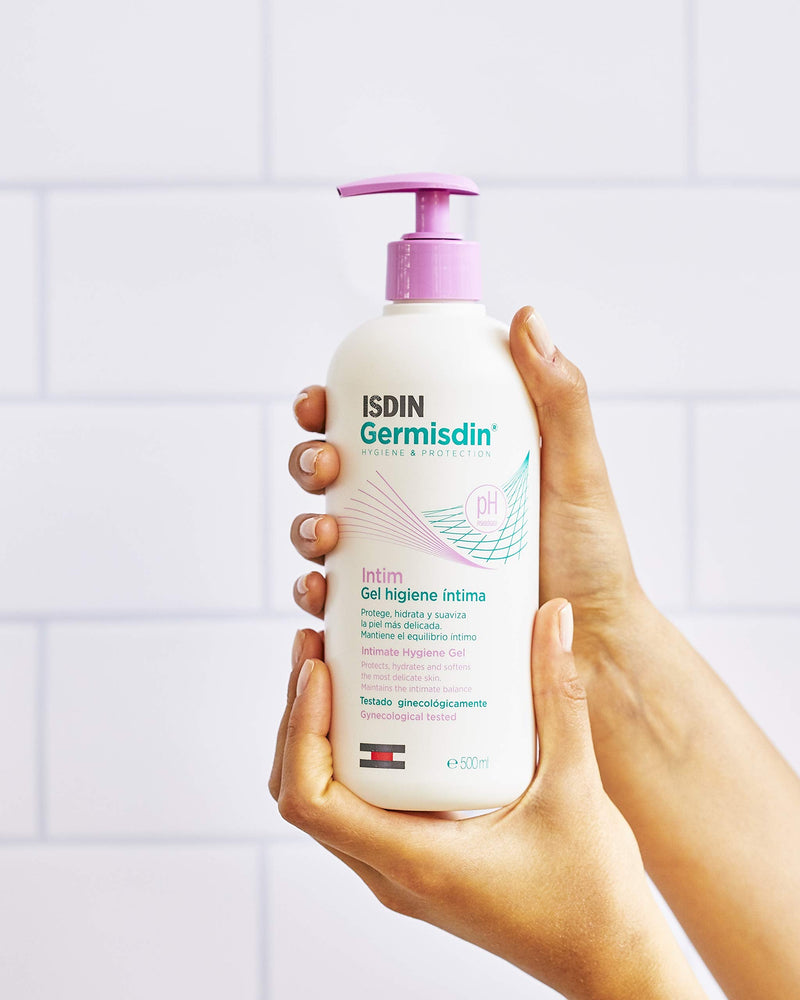 [Australia] - ISDIN Germisdin Intim Intimate Hygiene Gel (500ml) | Gentle gel for the protection and hygiene of intimate areas. 500 ml (Pack of 1) 