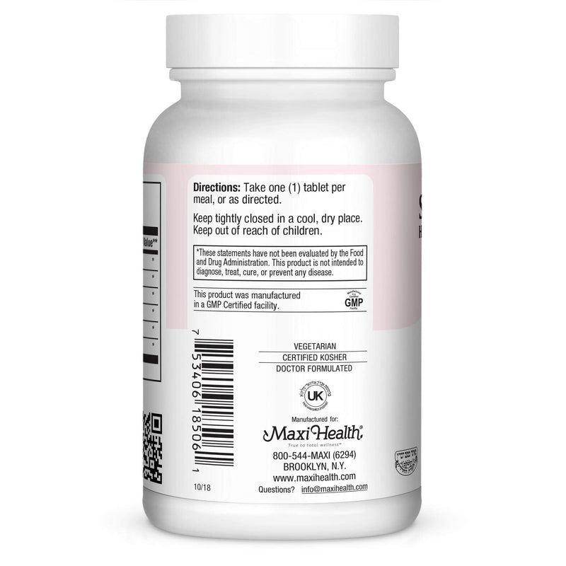 [Australia] - Maxi Health Super Enzymax - High Potency Enzyme Complex - Digestion Formula - 60 Tablets - Kosher (EXX) 