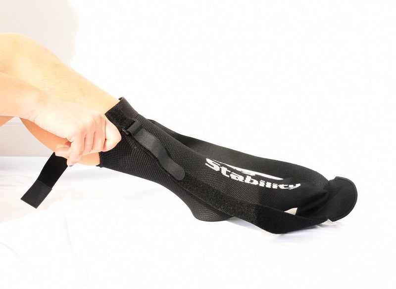 [Australia] - StrictlyStability Double Strap Night Sock for Plantar Fasciitis and Achilles Tendonitis (Large) Large (Pack of 1) 