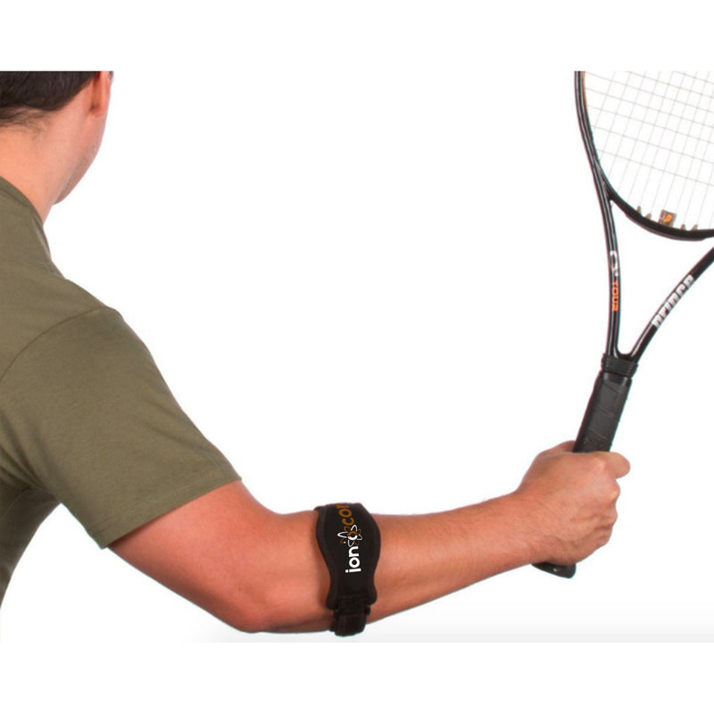 [Australia] - Ionocore® Elbow Support Protection System - Copper Compression - Tennis, Golfers Elbow Strap & Arm Sleeve - Joint & Forearm Protection - Lightweight, Anti Slip. Small: 8" - 10" SMALL: 8" - 10" 