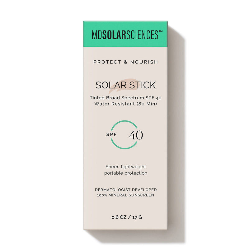 [Australia] - MDSolarSciences Mineral Tinted Solar Stick SPF 40 Sunscreen - Oil-Free Formula, UVA-UVB Protection - Zinc Oxide - 80 Minutes of Water Resistance - 0.6 Oz / 17 g 