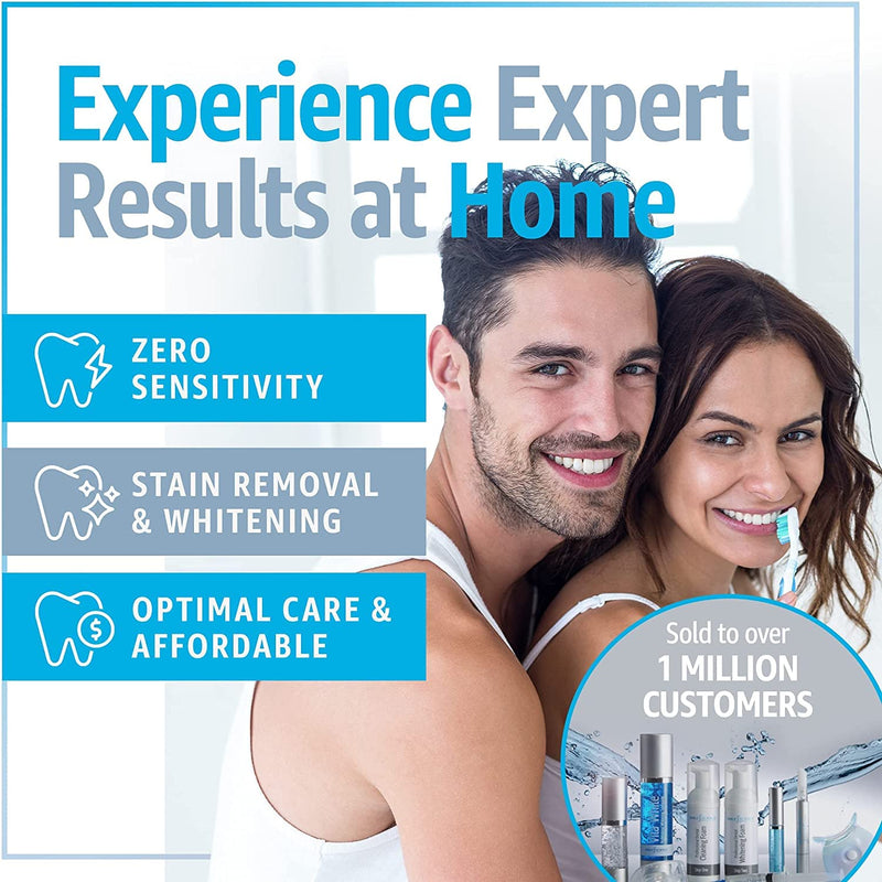 [Australia] - Smile Science Harley Street - Professional Teeth Whitening Strips - 28 Strips - Up to 6 Shades Whiter in 14 Days - 100% Enamel Safe - Vegan - Stain Remover for Teeth - Clinically Proven 