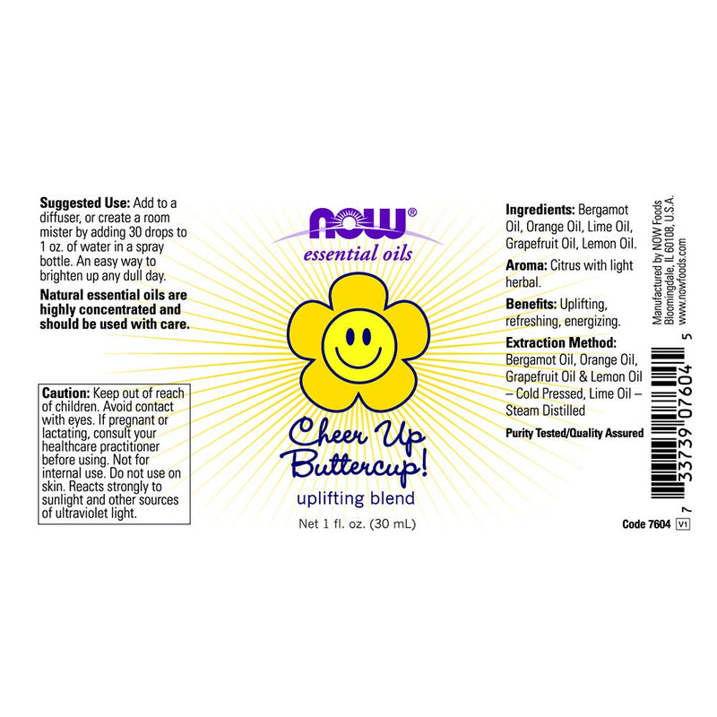 [Australia] - NOW Cheer Up Buttercup Essential Oil Blend, 1-Ounce 