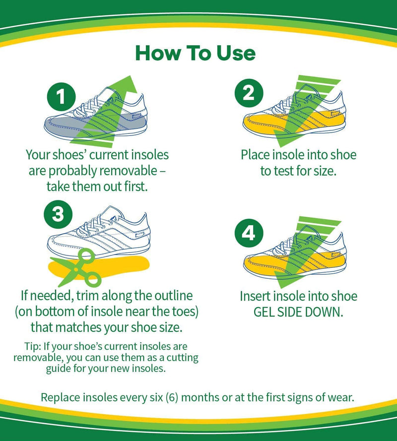 [Australia] - Dr. Scholls Massage Gel Insole Sport Men (Size 8-13) 