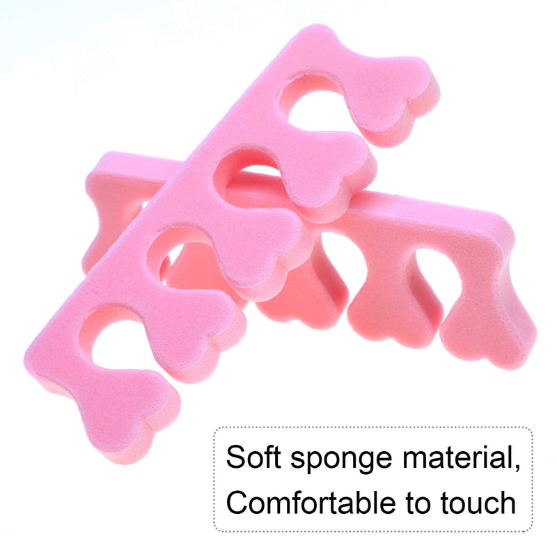 [Australia] - 6 Pairs Toe Separators Finger Spreader Set,MWOOT Soft Sponge Finger Toe Divider Spacer Cushions Nail Art Manicure Tools for Gel Polish Coating Painting Pedicure 