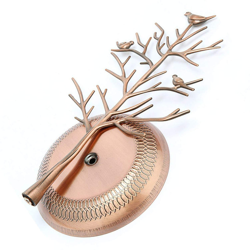 [Australia] - WELL-STRONG Jewelry Organizer Stand Earring Ring Holder Necklace Bird Decoration Jewelry Tower Tree Bronze 