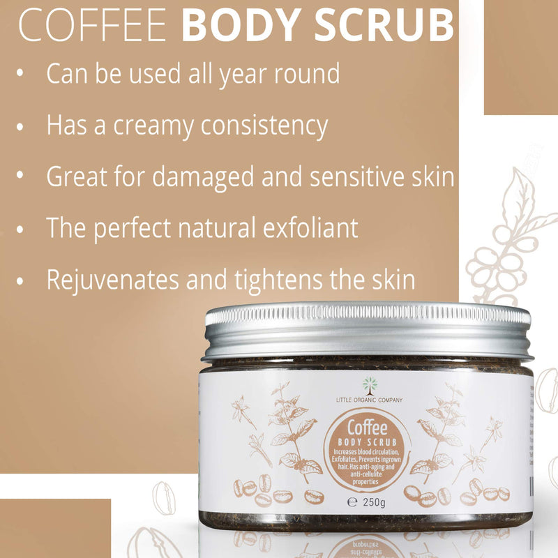 [Australia] - Coffee Body Scrub – Exfoliating, Energising, Smooth Skin – a blend of Natural & Organic Ingredients 