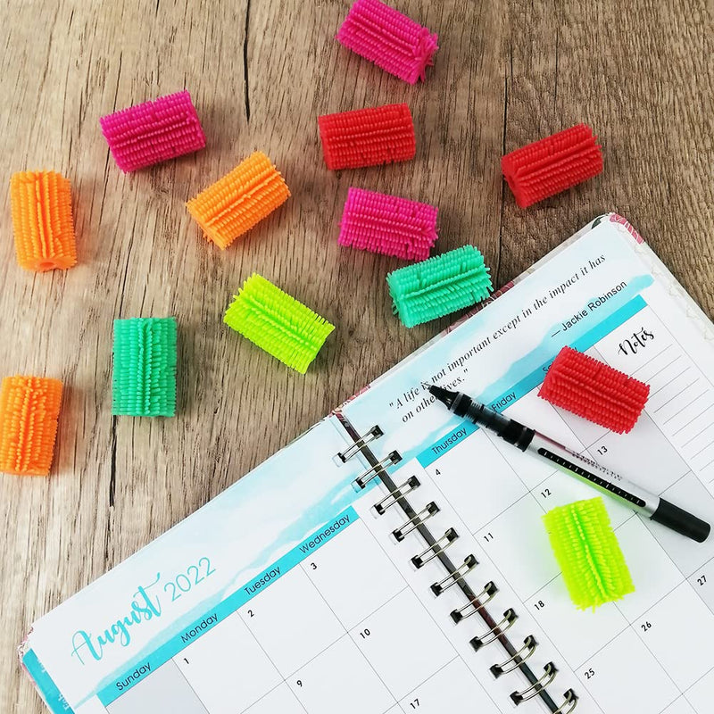 [Australia] - 20Pcs Reusable Squishy Pencil Holders, Perfect Pencil Grips for Kids and Adults Handwriting, Drawing, Coloring - Perfect Decompression Pencil Tools 