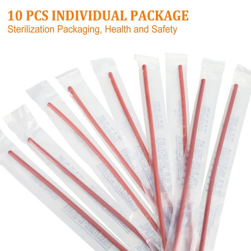 [Australia] - 10 Pieces 15 Inch x 18FR Rubber Enema Tubes Colon Tubes for Coffee Enemas Higher Colon Cleanse for Secure 