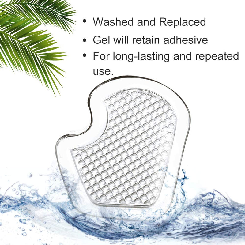 [Australia] - Kimihome Sesamoiditis Pads, 8 Pieces of Gel Metatarsal Cushions, Ball of Foot Cushion Protect and Relieve Metatarsal, Sesamoid, Ball of Foot Pain - 4 Pairs 