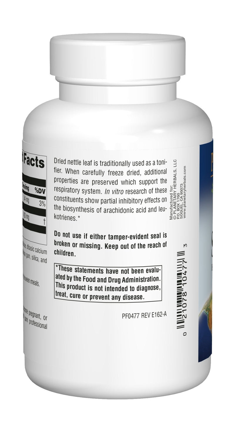 [Australia] - Planetary Herbals Freeze-Dried Stinging Nettles 420mg - 120 Tablets 120 Count (Pack of 1) 