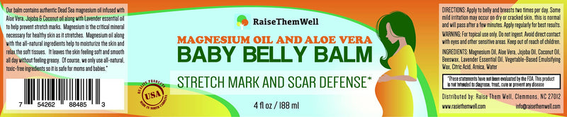 [Australia] - Raise Them Well Belly Balm Stretch Mark Prevention Oil 