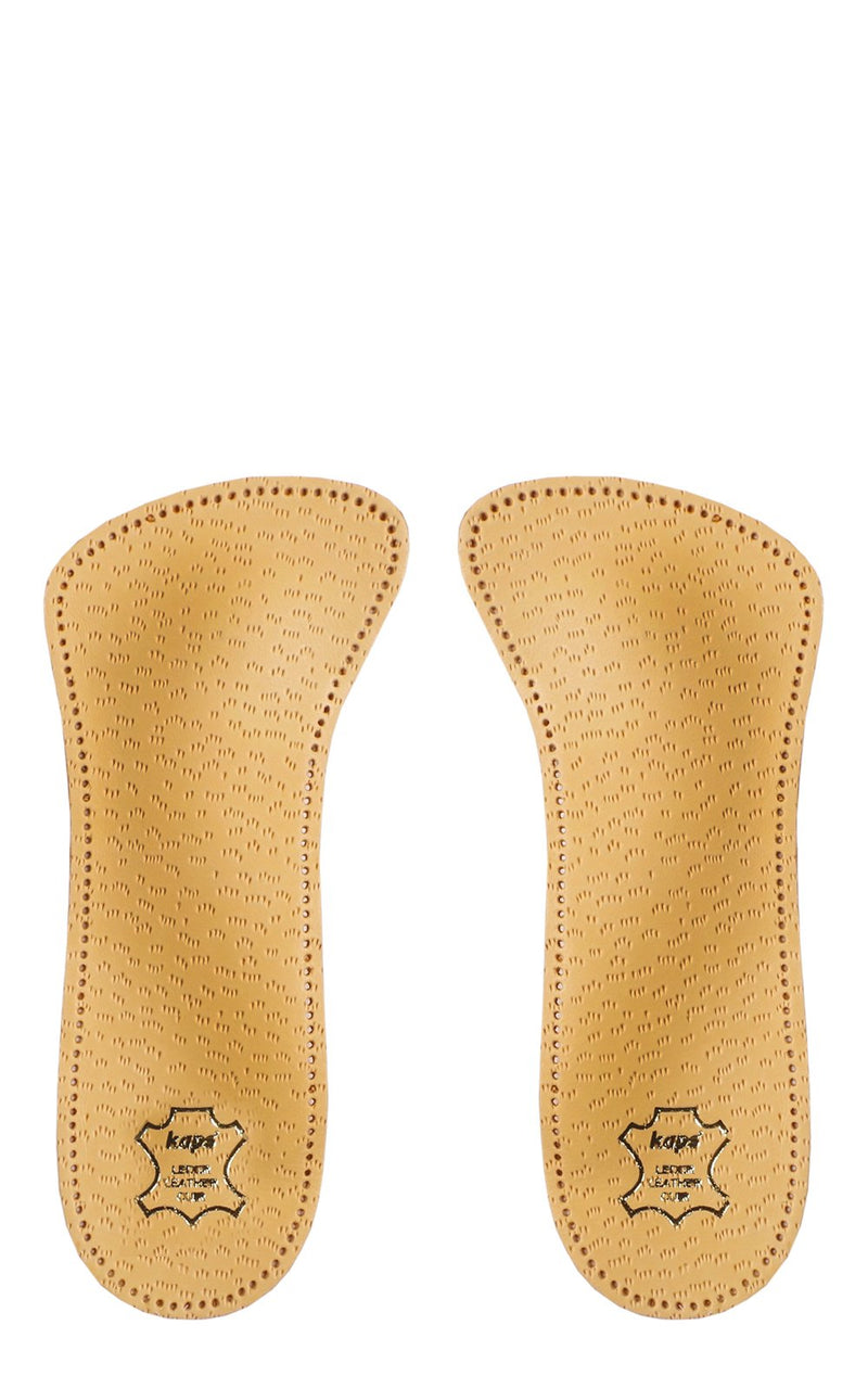 [Australia] - Orthotic 3/4 leather insoles with longitudinal and transverse arch support, Kaps Flamenco, all sizes 38 EUR / 5 UK / Women 
