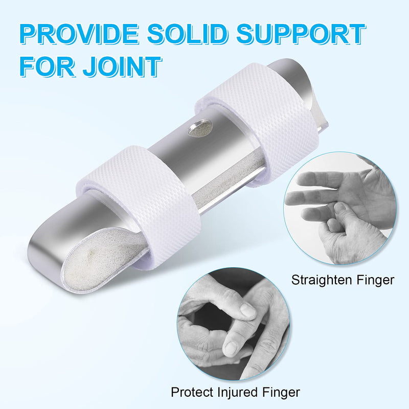 [Australia] - Finger Splint, Sopito 3PCS Finger Support Brace Finger Stabilizer for Broken Fingers Straightening Arthritis Knuckle Immobilization 
