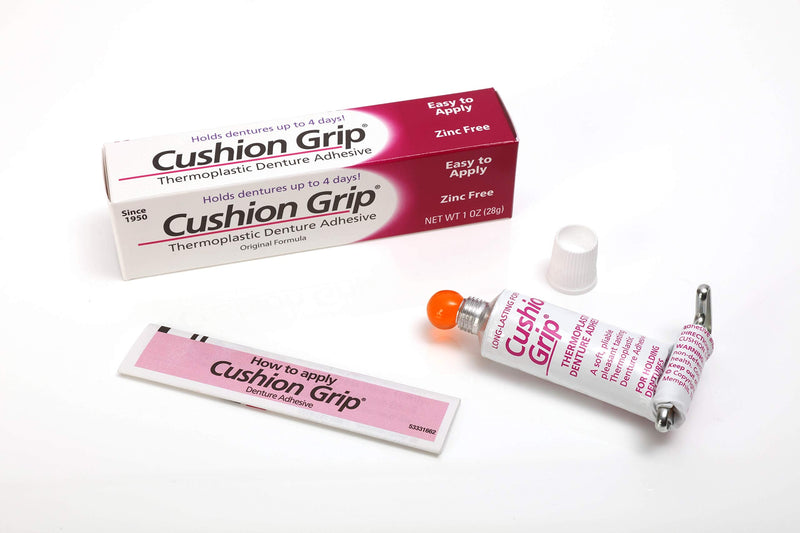 [Australia] - Cushion Grip - A Soft Pliable Thermoplastic Denture Adhesive for Refitting and Tightening 1 Oz (28 Grams) … 