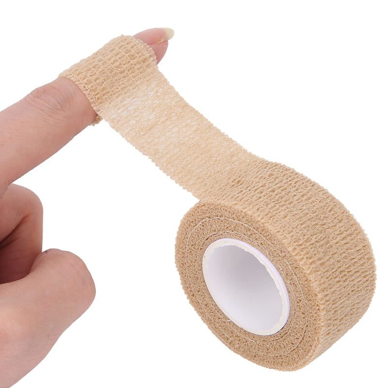 [Australia] - Self Adherent Cohesive Bandages Wrap,Breathable Flexible Non Woven Flexible Cohesive Tape Wrap, Athletic Tape, Hand & Wrist Wraps, Ankle Tape (2.5cm4.5m) - Brown 2.5cm*4.5m 