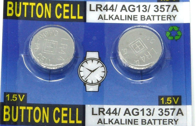 [Australia] - Rayverstar LR44 AG13 1.5 Volt Alkaline (20-Batteries) Fits: A76, GPA76, L1154F, L1154, 357A, 157, 303, 357, SR44, SR44SW, EPX76, PX76, PX76A, Hexbug (Full List Below) 20-Batteries 