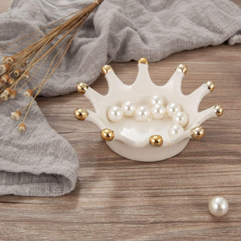 [Australia] - JaneOft Jewelry Display Plate, Ceramic Dish Trays for Ring Earring 