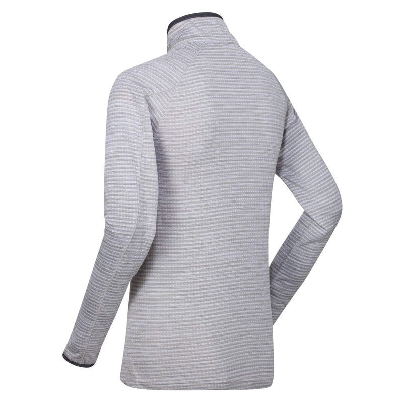 [Australia] - Regatta Women's Womens Yonder Quick Dry Grid Fabric Performance Wicking Zip Neck Fleece T-Shirts/Polos/Vests 16 White 