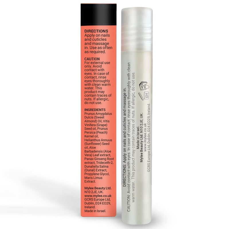 [Australia] - Mylee Nail & Cuticle Oil Rollerball Pen 10ml – Deeply Hydrating & Moisturising, Nourish & Condition, Non-Greasy Formula, Leaves No Sticky Residue, Enriched with natural extracts and vegetable oils 