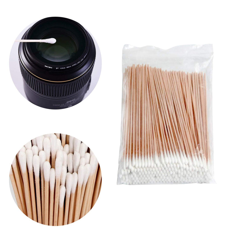 [Australia] - 500PCS Cotton Swabs For Beauty Personal Care - 6" Long Cotton Tipped - Applicator Sticks W/Wooden Handle, Cleaning Detailing Stick Tool For Model Making, Ceramics, Jewelry, Fabric Decor Hobby 500 