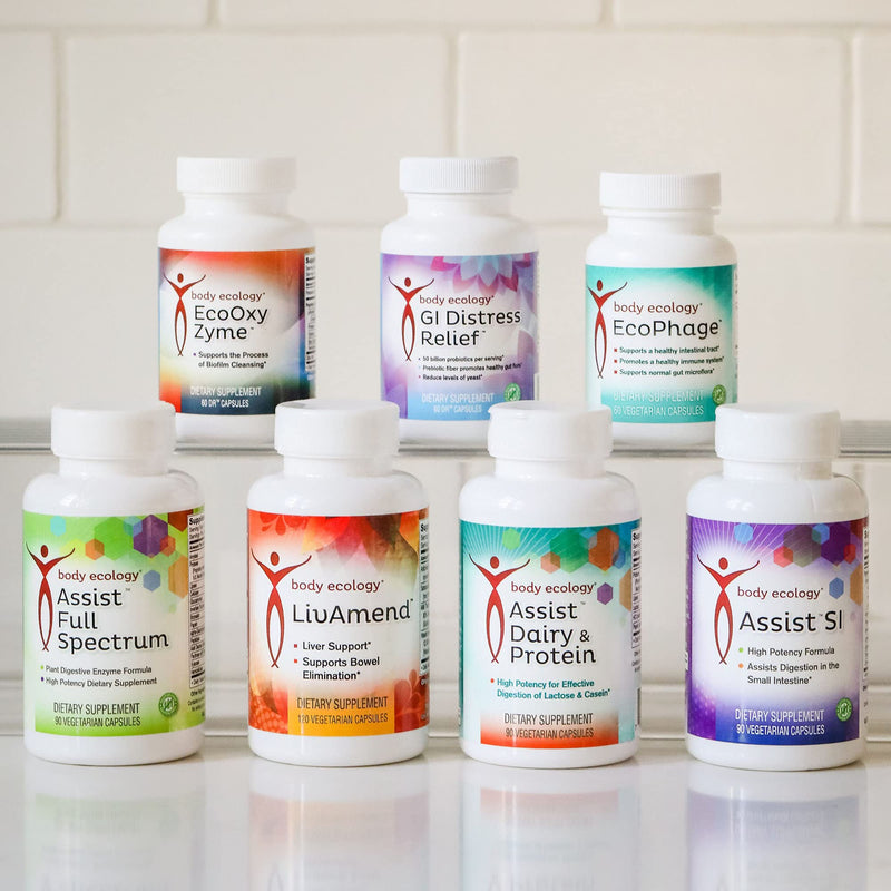 [Australia] - Body Ecology Assist Dairy & Protein | High Potency Supplements for Effective Digestion of Lactose & Casein | Supports Healthy Digestion | 90 Capsules 