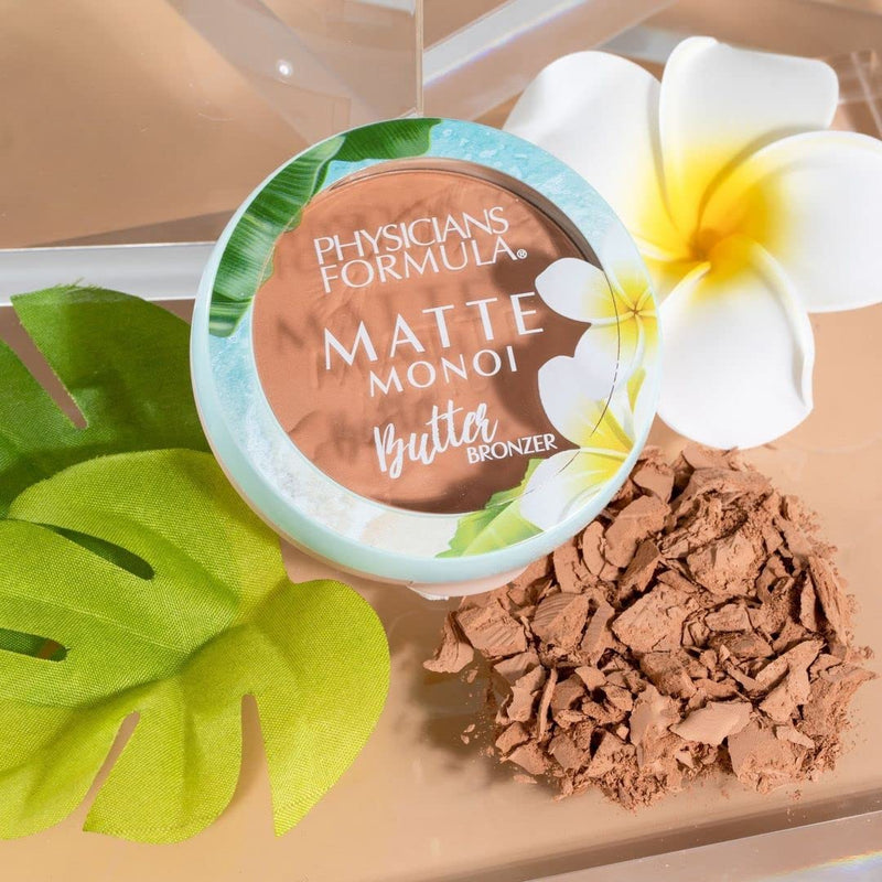 [Australia] - Physicians Formula, Matte Monoi Butter Bronzer, Long-lasting Bronzer Powder with Monoi Butter, Murumuru Butter, Cupuaçu Butter, Tucuma Butter, Essential Fatty Acids - Pro-vitamins, Matte Deep Bronzer 