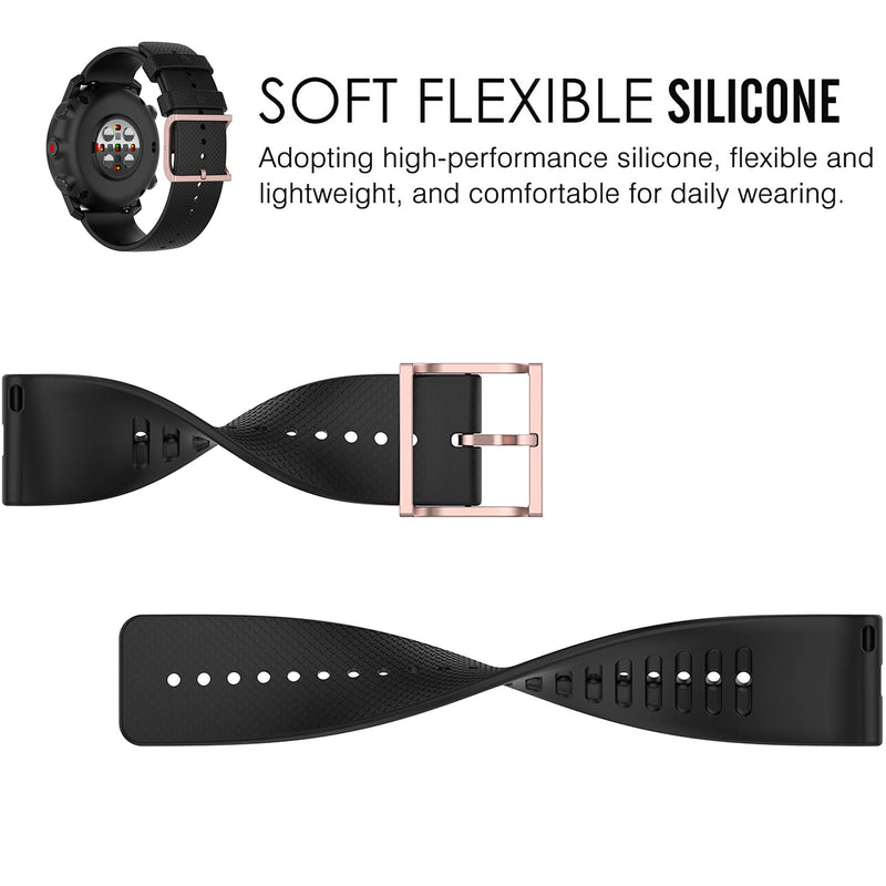 [Australia] - Band for Polar Vantage M2, Quick Release Band Replacement for Polar Grit X/Vantage M/Vantage M2 Fitness Watch (No Tracker, Replacement Bands Only) 5PCS Bands-Girl 