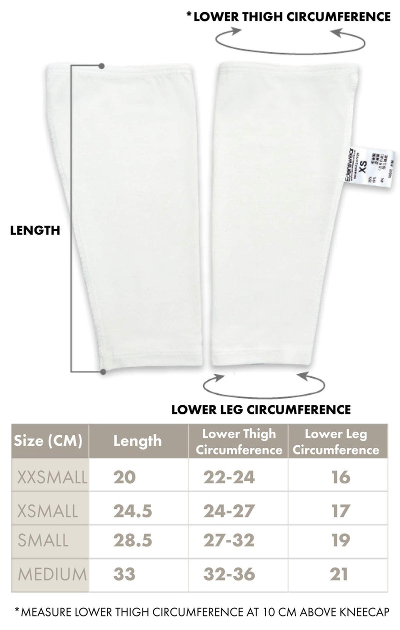 [Australia] - Edenswear Zinc-Infused Knee Wrap for Kids with Eczema - Wet Wrap Therapy (M) M 